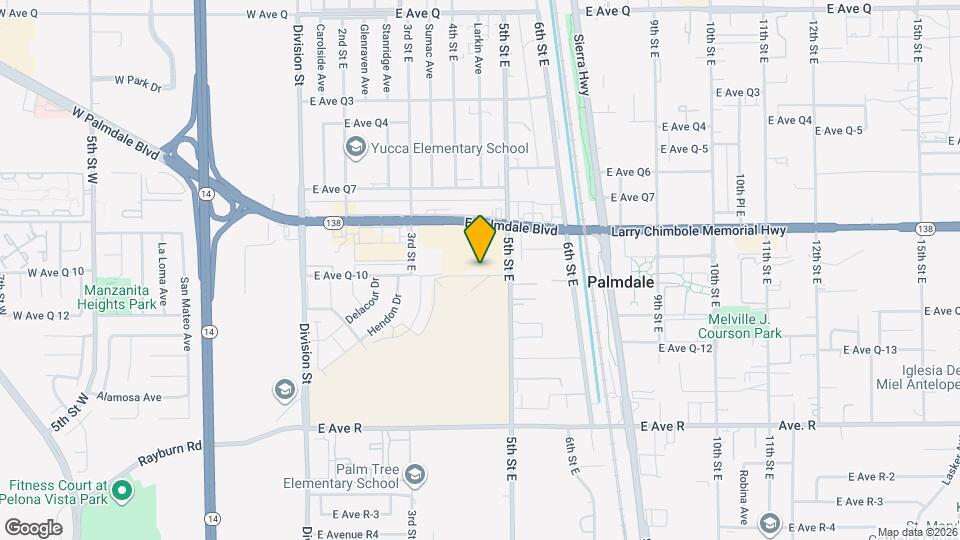 719 E Ave Q10 Map and Location Details