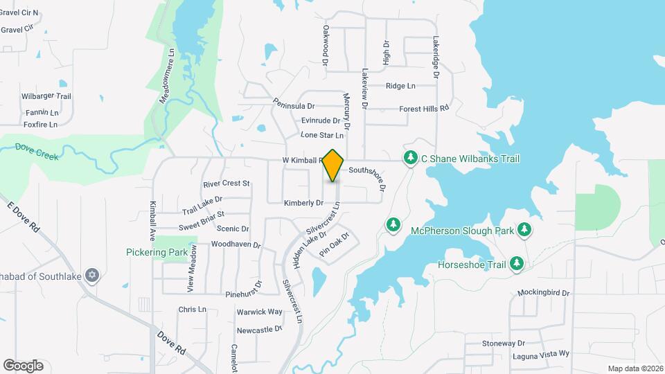 2921 Silvercrest Ln Map and Location Details