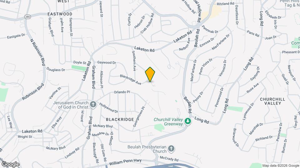 808 Parkway Ave Map and Location Details