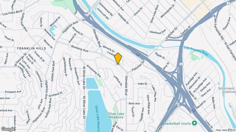 2627-2629 Glendale Blvd Mapa y Detalles de la Ubicación