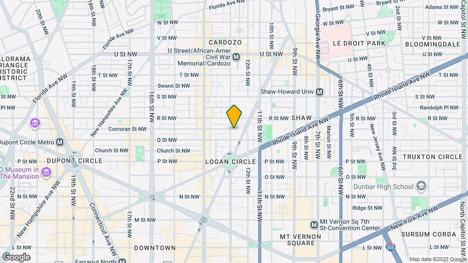 1619 13th St NW Mapa y Detalles de la Ubicación