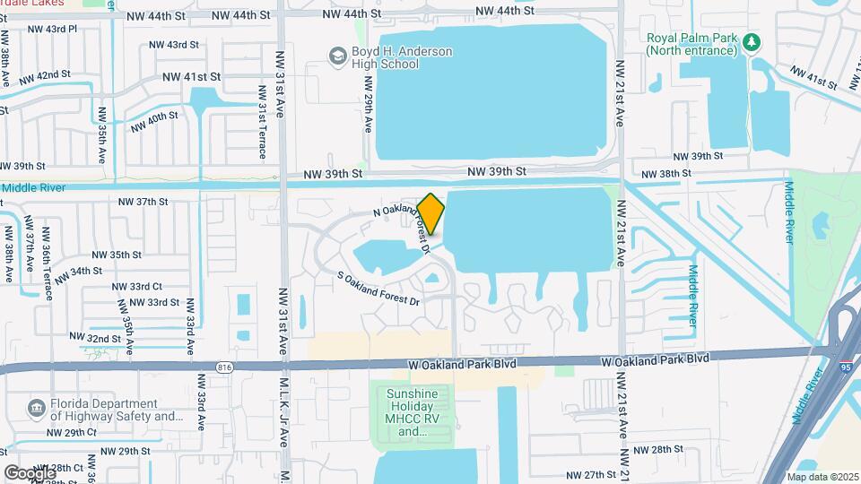 2803 N Oakland Forest Dr, Unit 309 Map and Location Details