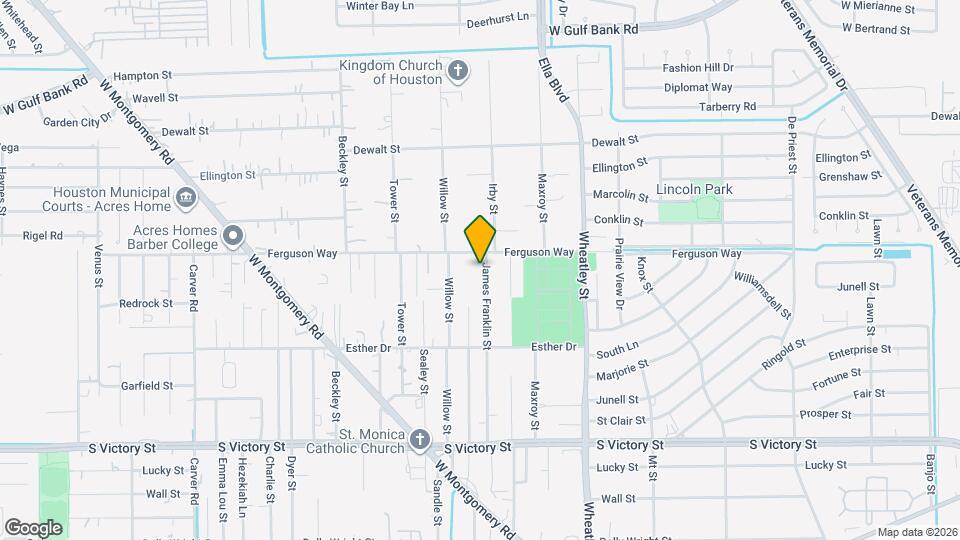 8407 James Franklin St Map and Location Details