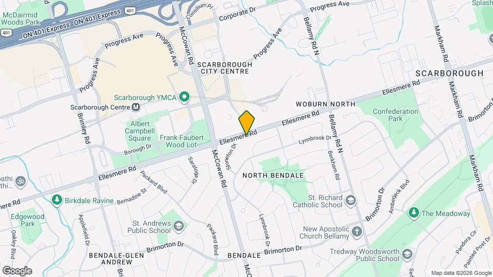 1721 Ellesmere Rd Map and Location Details