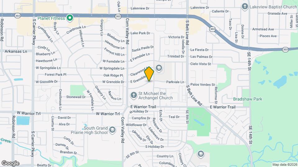 421 Parkvale Ln Map and Location Details