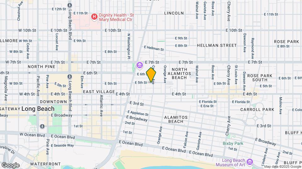 1052 E 5th St Mapa y Detalles de la Ubicación