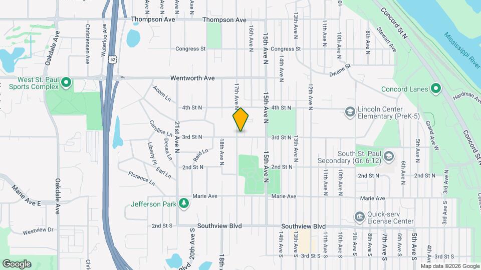 304 17th Ave N Map and Location Details