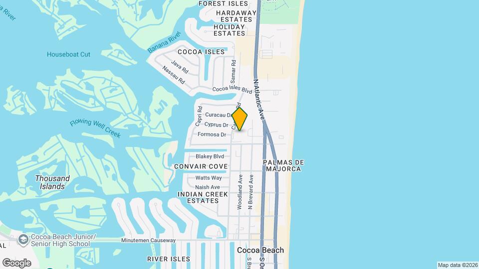 500 Catalina Rd Map and Location Details