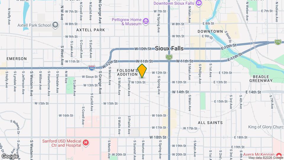 424 S Summit Ave Map and Location Details