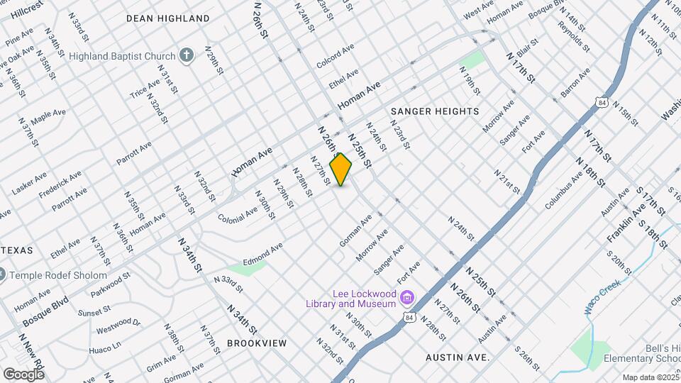 1021 N 27th St Map and Location Details