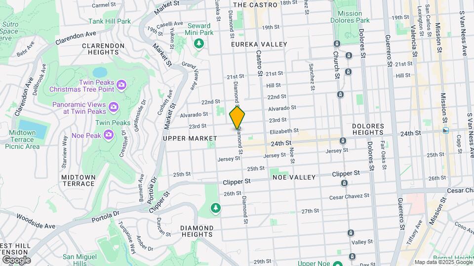 650 Diamond St Mapa y Detalles de la Ubicación