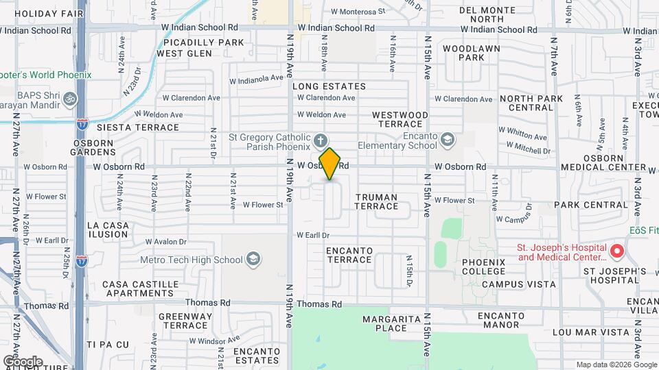3331 N 18th Ave Mapa y Detalles de la Ubicación