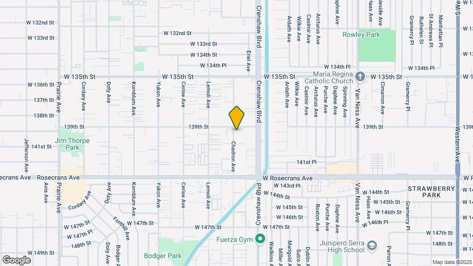 13920 Chadron Ave Map and Location Details