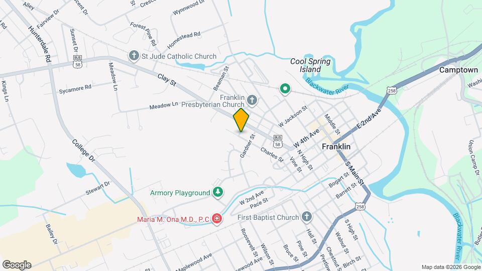 509 Ryland St Map and Location Details