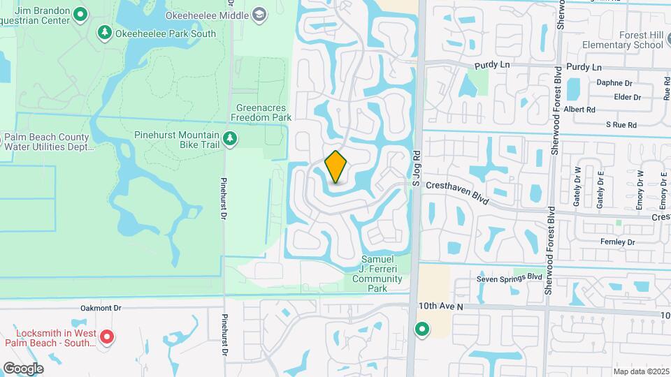 2549 Egret Lake Dr Map and Location Details