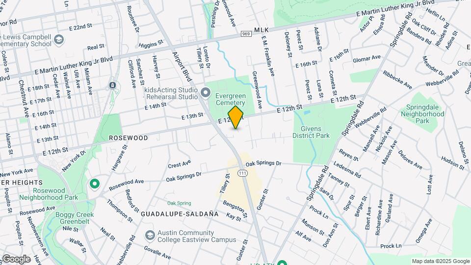 1190 Ridge Dr Mapa y Detalles de la Ubicación