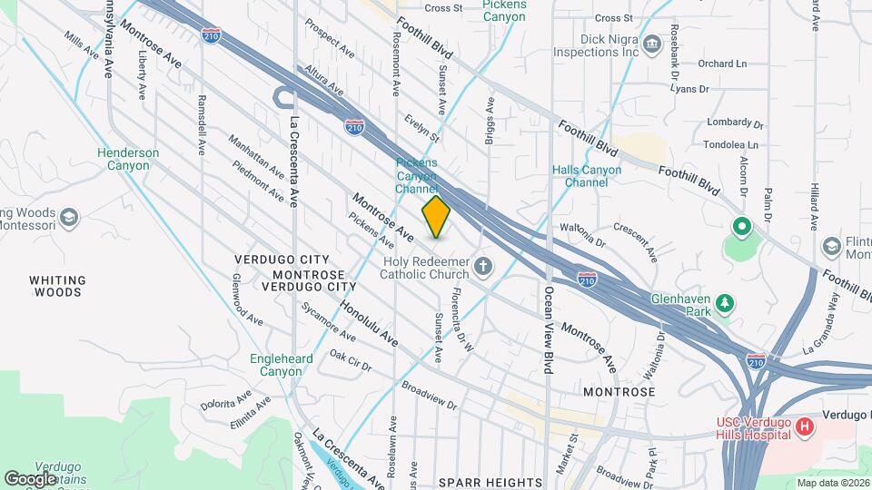 2511.5 Montrose Ave Map and Location Details