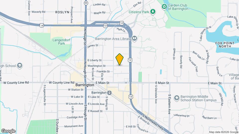 421 Washington St, Unit #2 Map and Location Details