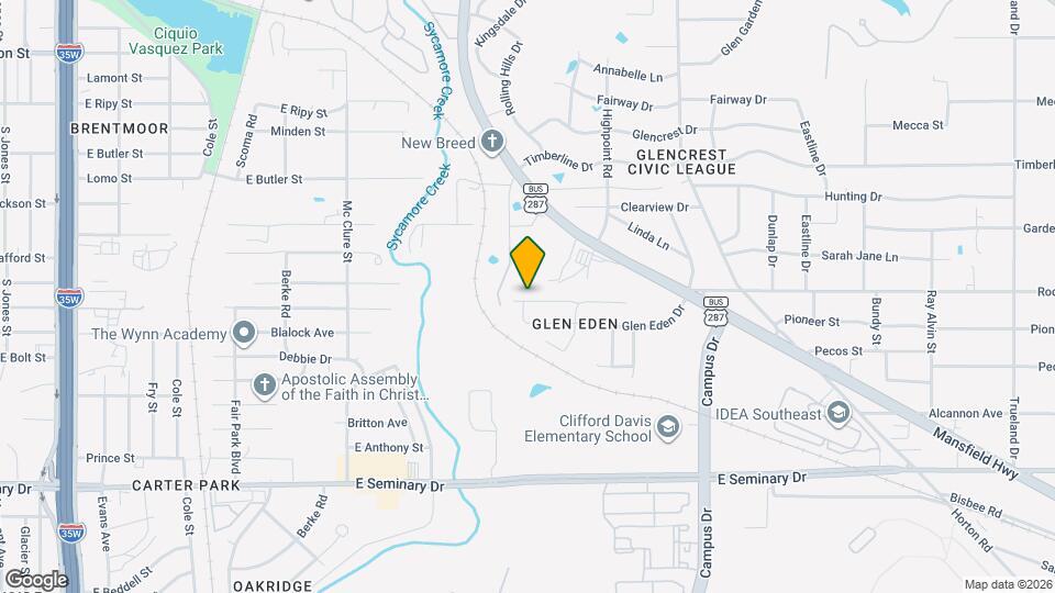 2201 Sims Dr Map and Location Details