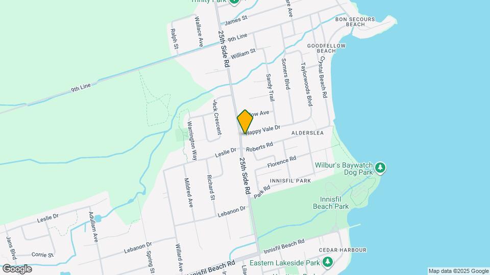 2267 25th Side Rd Map and Location Details