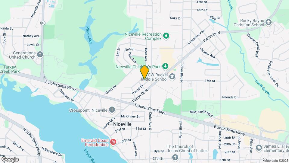 720 Powell Dr, Unit 1 Map and Location Details