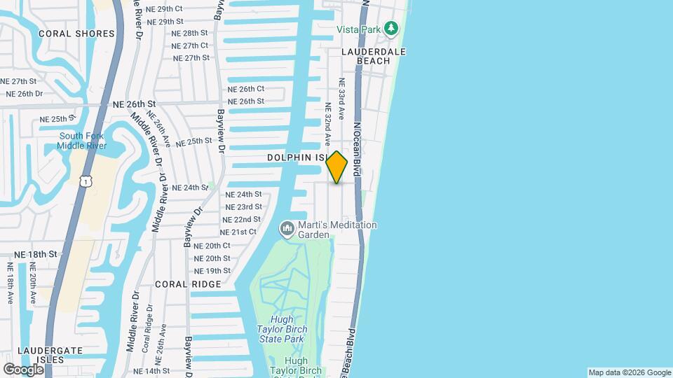 2033 NE 33rd Ave Map and Location Details