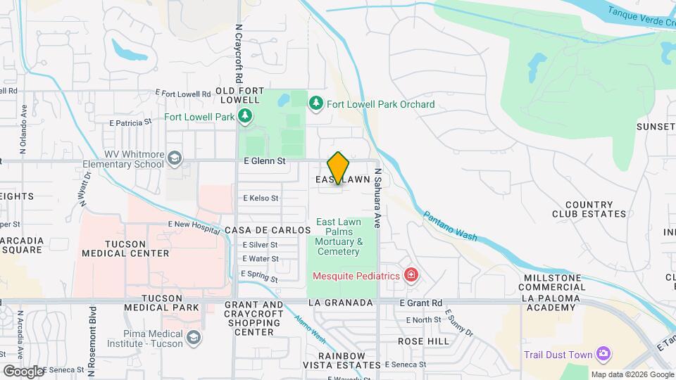 5785 E Bellow Ln Mapa y Detalles de la Ubicación