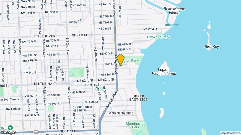 635 NE 64th St Map and Location Details