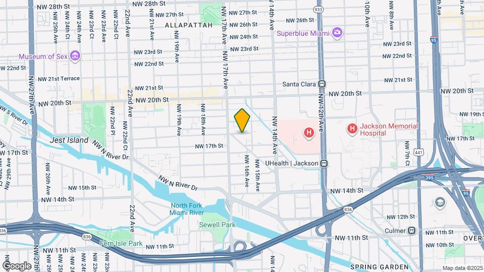 1620 NW 18th St Map and Location Details