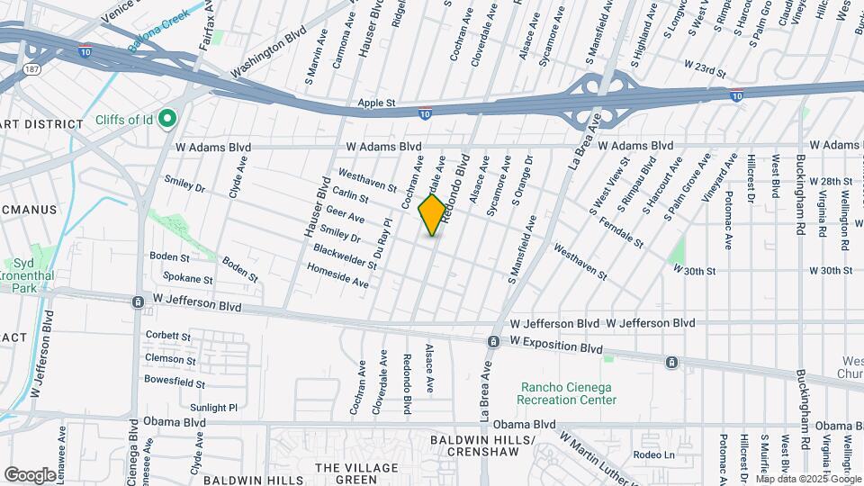 2759 Redondo Blvd Map and Location Details