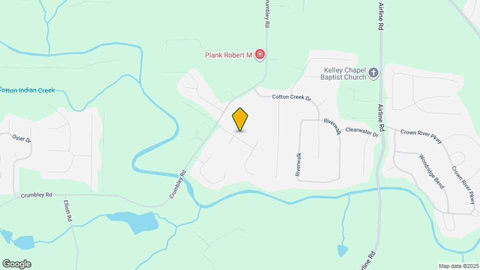 200 Riverbrook Ct Mapa y Detalles de la Ubicación