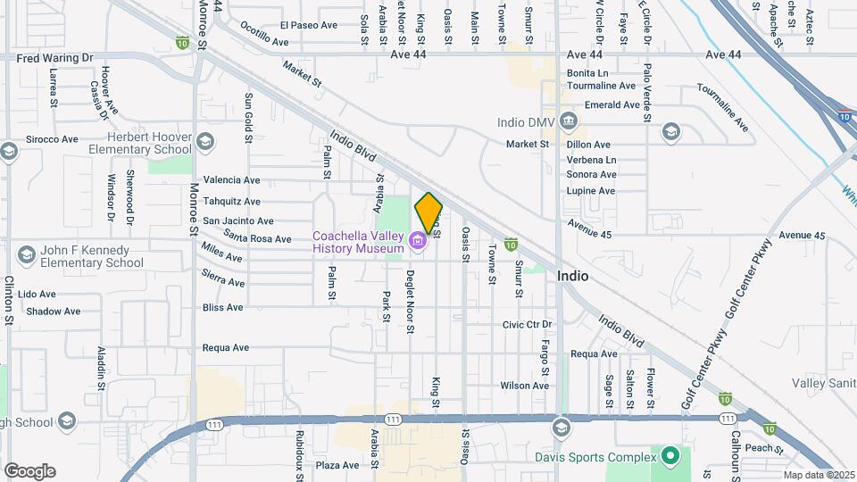 44869 King St Mapa y Detalles de la Ubicación