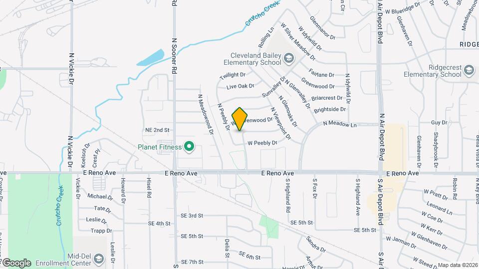 3009 N Woodcrest Dr Mapa y Detalles de la Ubicación