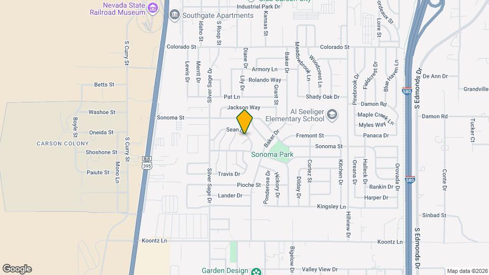 727 Sean Dr Map and Location Details