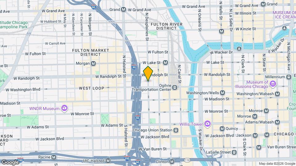 120 N Desplaines St Map and Location Details