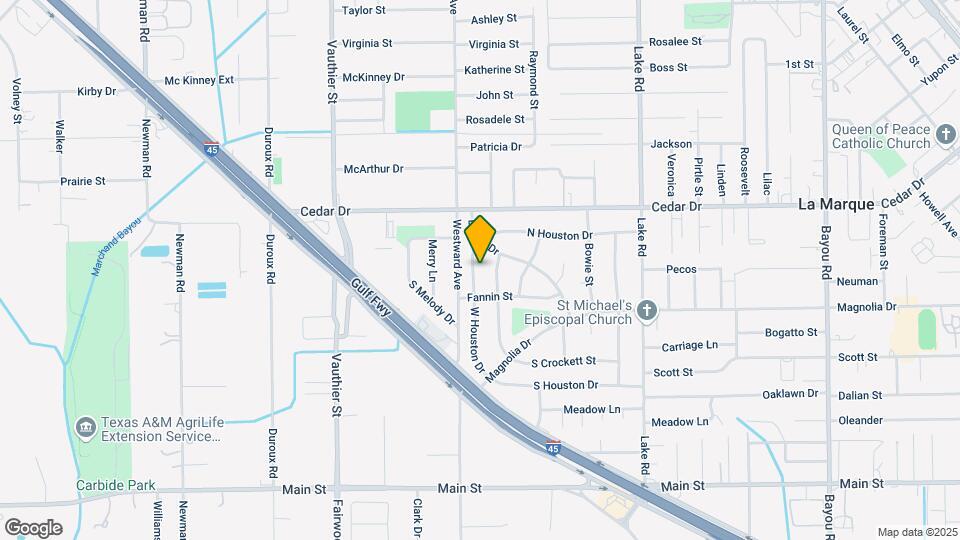 1405 W Houston Dr Map and Location Details