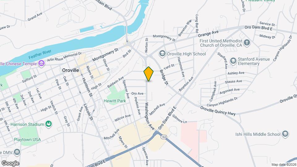 1835 Washington Ave Map and Location Details