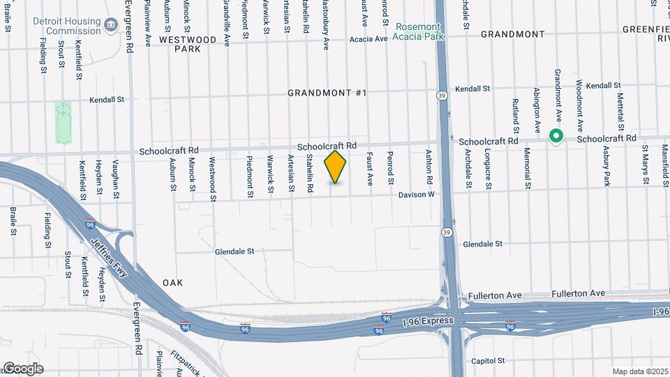 13522 Glastonbury Ave Map and Location Details