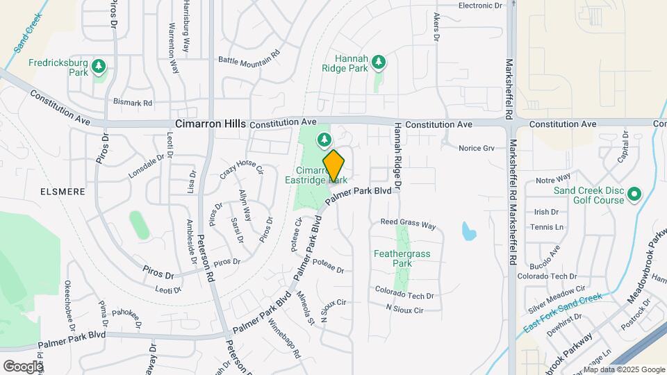 2307 Washo Cir Map and Location Details