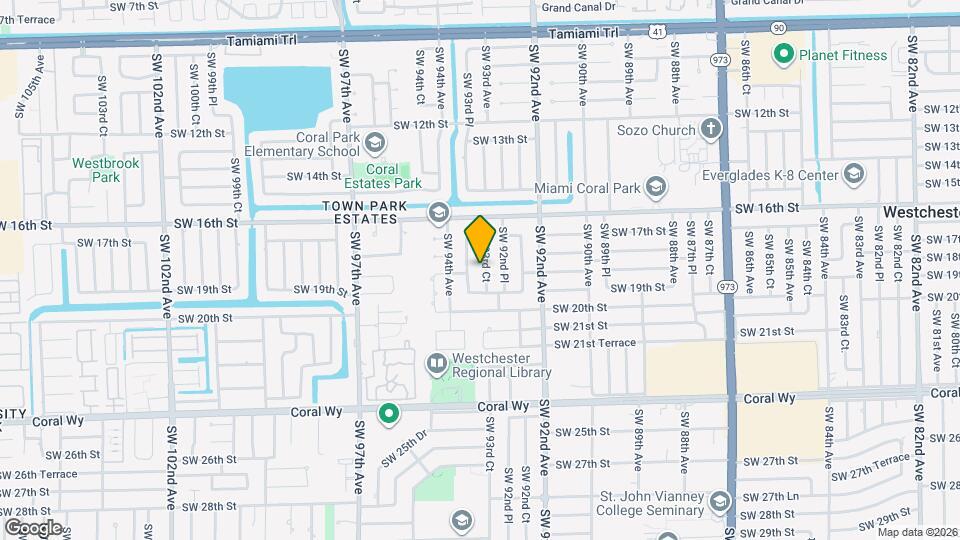 1810 SW 93rd Ct Map and Location Details