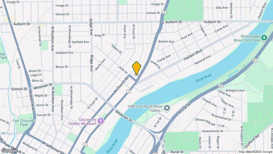 1112 N Main St Map and Location Details