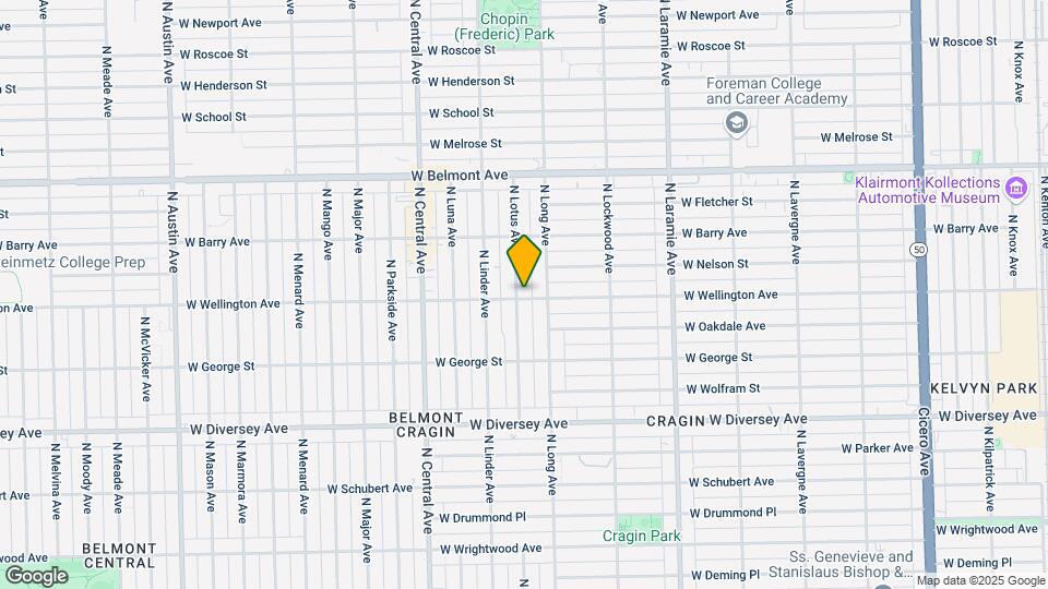 5414 W Wellington Ave Map and Location Details
