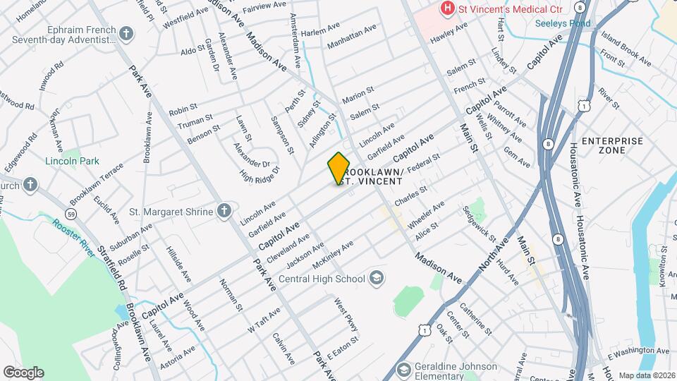 972 Capitol Ave Map and Location Details