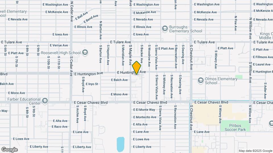 425 S Maple Ave Map and Location Details
