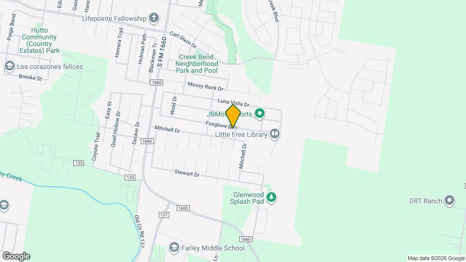 322 Foxglove Dr Map and Location Details