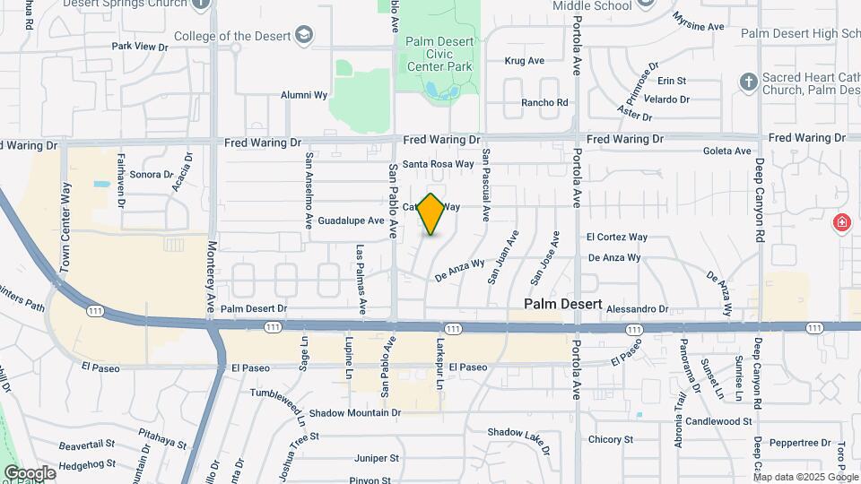 44560 San Rafael Ave Mapa y Detalles de la Ubicación