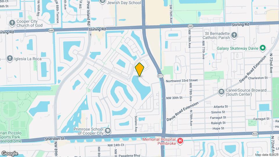 3712 NW 82nd Dr Map and Location Details