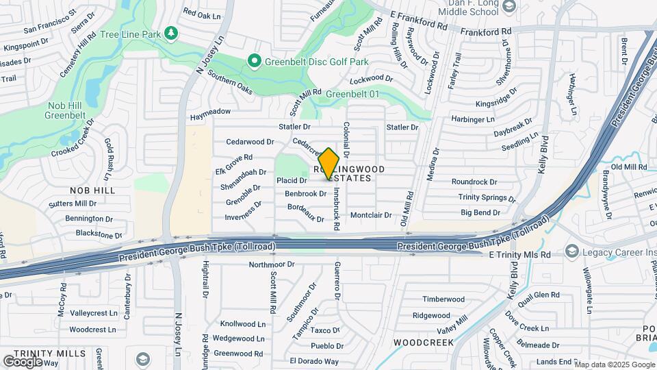 2128 Placid Dr Map and Location Details