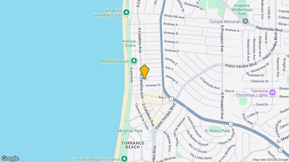 1504 S Catalina Ave Map and Location Details