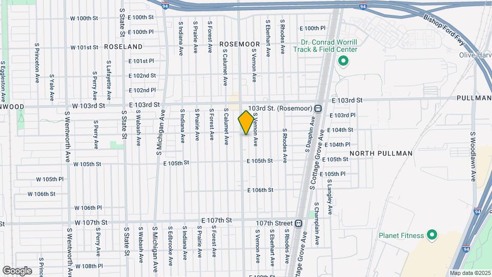 10409 S King Dr Map and Location Details